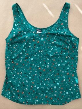 Patagonia Teal Pattern Honey Cooler Tank